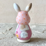 2.25” Bunny with Cardinal