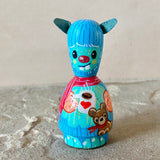 3”  Winter Friend: Blue Yeti with Bear Cub