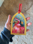 5.5” Hand-painted Ornament: Cardinal #1