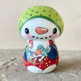 3.5” Snowman (Light Green Cap)
