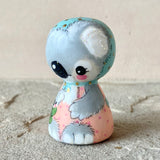 2” Koala with Baby (Peach and Turquoise)