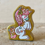 2.25” Engraved Hand-Painted Unicorn (no.1)