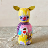 3”  Winter Friend: Yellow Yeti with Bunny