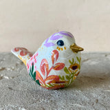 3.25” Ivory Wildflower Songbird (Resin)