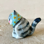 1.75” Gray Cat (Turquoise)