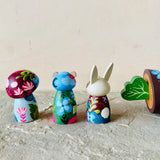 4: Forest Friends with Log Truck (Mushroom, Bunny, Bear)