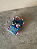 Set of 3: 2.5” Rudolph and Frosty in a Christmas Cruiser