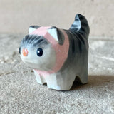 1.25” Kitten with Pink Bonnet