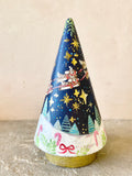 7” Night Before Christmas Cone Tree