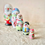 4.5” Set of 5: Santa, Snowman, Reindeer, Nutcracker, Gingerbread