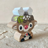 2.5”  Reindeer with Cocoa