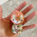 2.75” Friendly Lion with Zebra, Alligator, and Giraffe