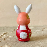 2” Bunny holding Mushrooms