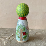 4.25” Snowman with Birds and Goose