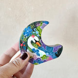 3.5” Onyx Garden Crescent Moon (Small)