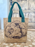 17x14x5  Reusable Paper Bag (Sleeping Fox)