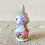 2.25” Bunny with Baby, Cardinal, & Squirrel (Lavender+Pink)