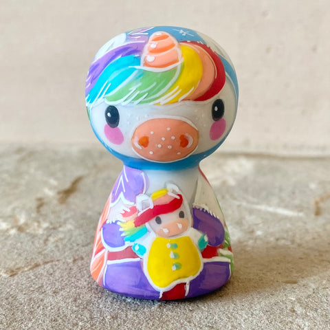 2” Unicorn with Baby (Rainbow)