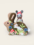4.5” Bunny with Mouse Rider