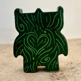 2” Owl Friend with Bunny (Evergreen)
