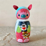 3”  Winter Friend: Red Yeti with Cheetah Cub