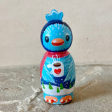 3”  Winter Friend: Bluebird with Coffee