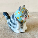 1.75” Gray Cat (Turquoise)