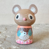2.5” Winter Friend: Mouse with Coffee