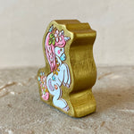 2.25” Engraved Hand-Painted Unicorn (no.1)