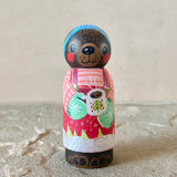 3”  Winter Friend: Bear with Coffee #1
