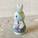 2.25” Bunny with 3 Babies (Sky+Steel Blue)