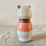 3”  Winter Friend: Ivory Yeti with Bear Cub