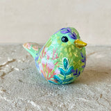 3.25” Mint Wildflower Songbird (Resin)