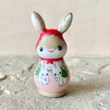 2.5” Bunny with Babies (Brown)