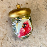 2.5” Acorn with Cardinal