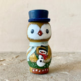 3” Owl Doll: Mustard Yellow