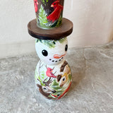 7.5” Large Woodland Snowman