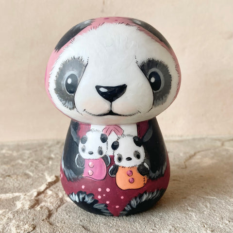 3.5” Panda with Twins