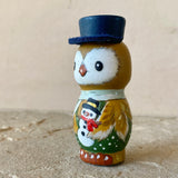 3” Owl Doll: Mustard Yellow