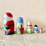 4.5” Set of 5: Santa, Snowman, Reindeer, Nutcracker, Gingerbread