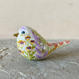 3.25” Ivory Wildflower Songbird (Resin)
