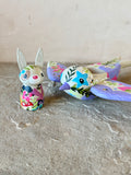 Set of 2: 3” Rabbit Rider with 8” Bird (Dove)