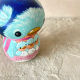 3.5” Bluebird with 3 Chicks