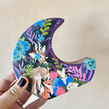 5.5” Onyx Garden Crescent Moon (Large)