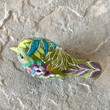 3.25” Olive Wildflower Songbird #2 (Resin)