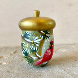 2.5” Acorn with Cardinal