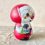 3.5” Santa with Nutcracker and Snowman