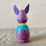 3”  Winter Friend: Violet Yeti with Bunny