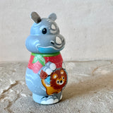 3” Winter Friend: Rhino with Lion and Croc
