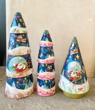7” Night Before Christmas Cone Tree